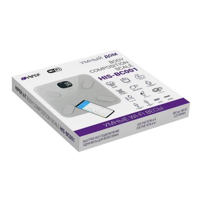 Умные весы HIPER, белый-1