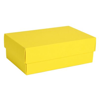 Коробка картонная, 'COLOR' 11,5*6*17 см; желтый-0