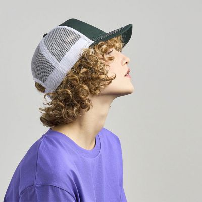 Бейсболка RAPPER CANVAS-S, 5 клиньев, пластиковая застёжка, белый, желтый, тёмно-серый-1
