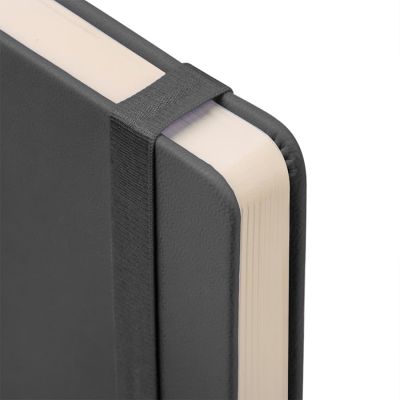 Ежедневник недатированный HAMILTON, A5, темно-серый, кремовый блок-10