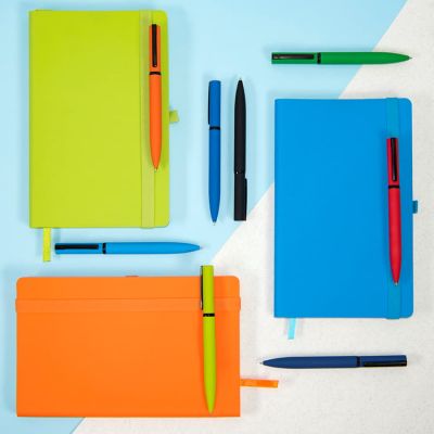 Ручка шариковая MIRROR BLACK, покрытие soft touch, ярко-красный-2