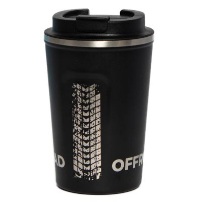 Термокружка OFFROAD, 400мл, черный-9