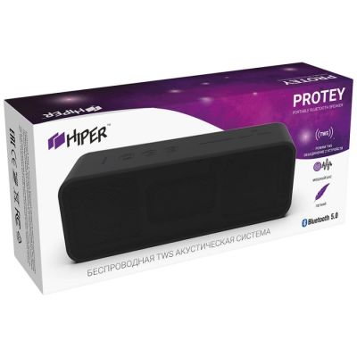Колонка беспроводная PROTEY TWS, цвет черный-5