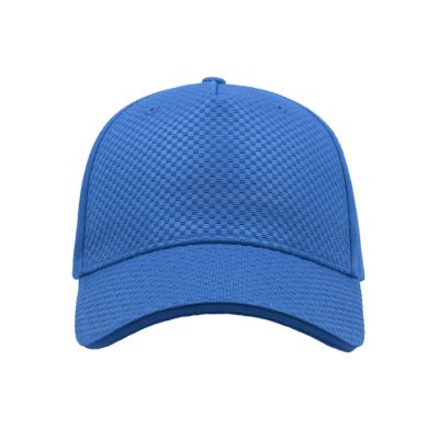 Бейсболка GEAR, 5 клиньев,  застежка на липучке, синий-3