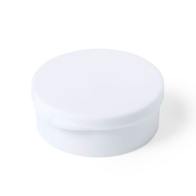 Коктейльная трубочка LADIX в футляре, белый-1