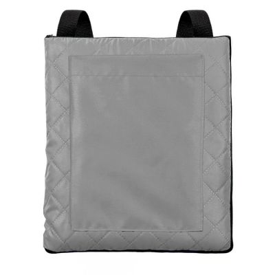 Плед для пикника 'Rest'; серый; 115 х 140 см; двухсторонний материал флис 150 гр/м2+оксфорд  210 T-3