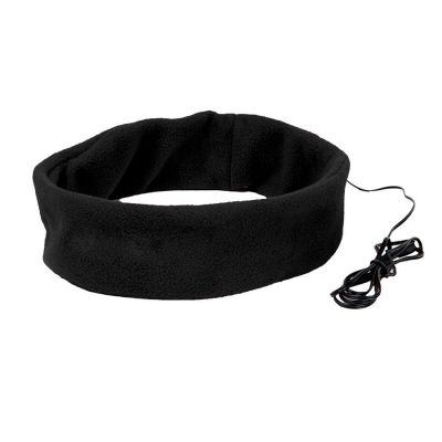 Наушники проводные MARKIZ с повязкой, черный, флис-0