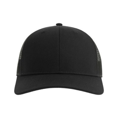 Бейсболка BRYCE, 6 клиньев, пластиковая застежка, переработанный полиэстер, черный-4