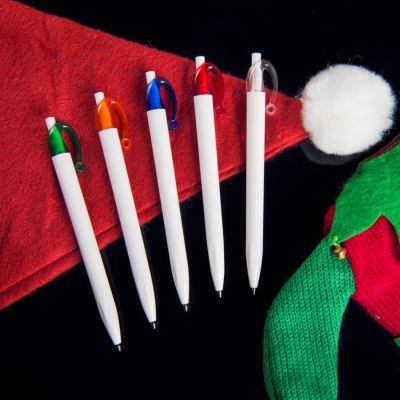 Ручка шариковая JOCKER, белый, красный-2