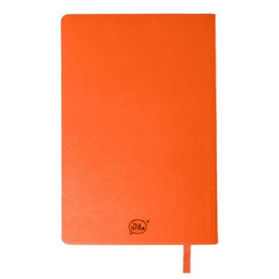 Бизнес-блокнот SMARTI, A5, оранжевый, мягкая обложка, в клетку-2