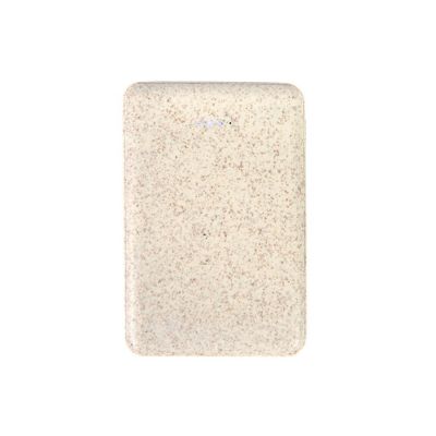 Универсальный аккумулятор WHEAT POWER 5, 5000 mAh, пластик с пшеничным волокном, натуральный-2