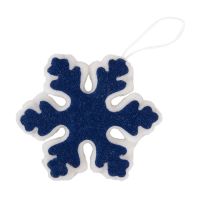 Украшение новогоднее SNOWFLAKE, синий