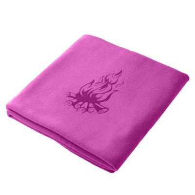 Плед PLAIN, 100х140 см,  флис 150 гр/м2; 100% полиэстер, розовый-1