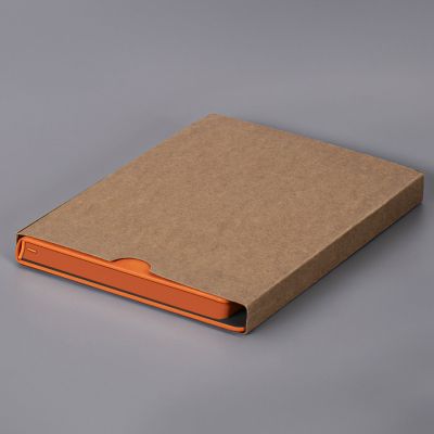 Ежедневник недатированный Solas, формат А5, с магнитом, оранжевый, кремовый блок в линейку-5