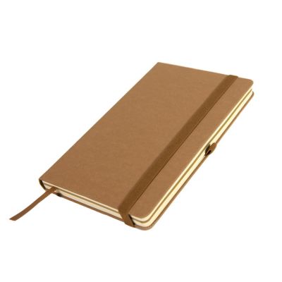 Бизнес-блокнот TERRI, A5, бежевый, твердая обложка, рециклированная бумага, в линейку-2