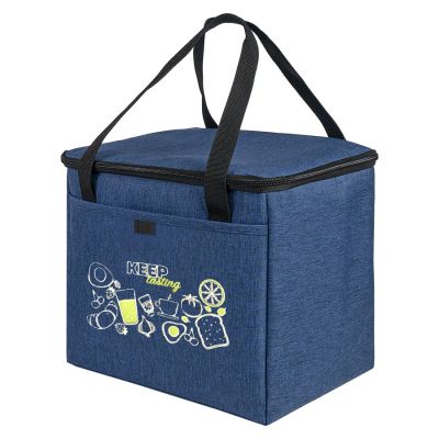 Термосумка 'KEEP', 27 x 24. x 20 см, полиэстер 300D, PEVA, синий меланж-3