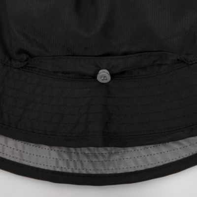 Панама BUCKET POCKET, черный, серый-9