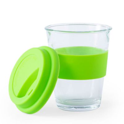 Стакан DURNOX с силиконовой крышкой, красный-2