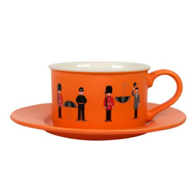 Чайная пара ICE CREAM, черный, белый-6