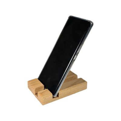 Подставка для телефона  и планшета, 11х7,5х2 см, бук, светло-коричневый-6