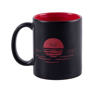 Кружка BAFY, керамика, черный, красный-1