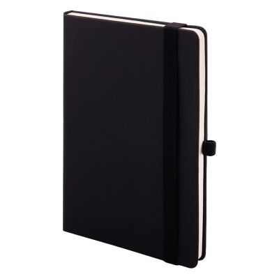 Бизнес-блокнот А5 FLIPPY, формат А5, в линейку, черный-0