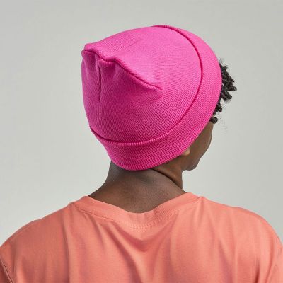 Шапка вязаная  двойная Wind-S, коралловый-4