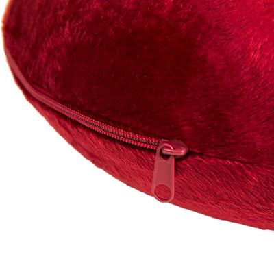Подушка дорожная  'SOFT'; memory foam, микрофибра, красный, ярко-красный-2