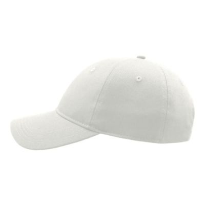 Бейсболка с NFC-меткой в козырьке GREEN CAP 265 из органического хлопка, белый-2