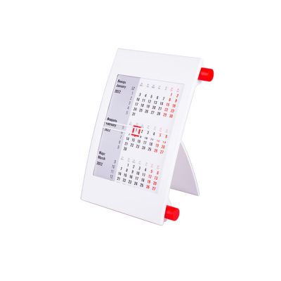 Календарь настольный на 2 года; сетка 26-27, красный, белый-1