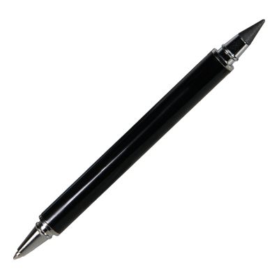 Ручка шариковая + карандаш вечный 2 в 1, черный-3