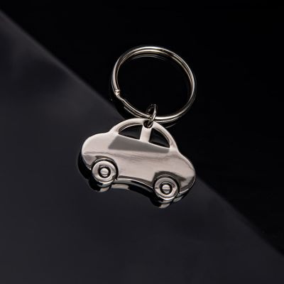 Брелок TITAN AUTO; 4,2 x 3 x 0,4 см; металл, серебристый-3