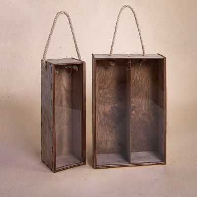 Ящик подарочный WINOTEKA размер 34,5 х 11,5 х 11 см, коричневый-3