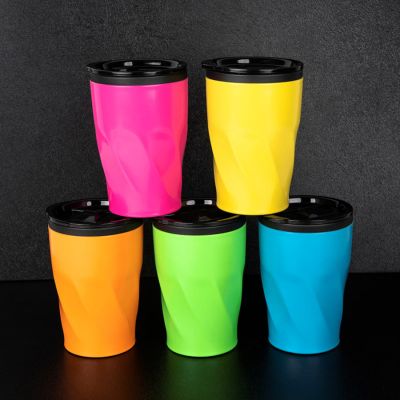 Термокружка NEON, желтый-4