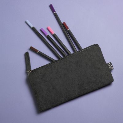 Пенал-косметичка FELTY, RPET фетр, темно-серый-2