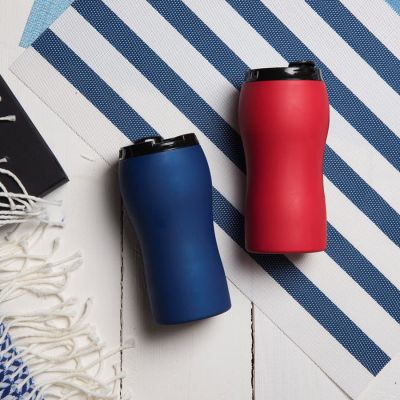 Термокружка вакуумная VELVET, синий-3