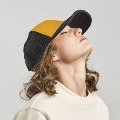 Бейсболка RAPPER-S, 5 клиньев, пластиковая застёжка, белый, красный, чёрный-2