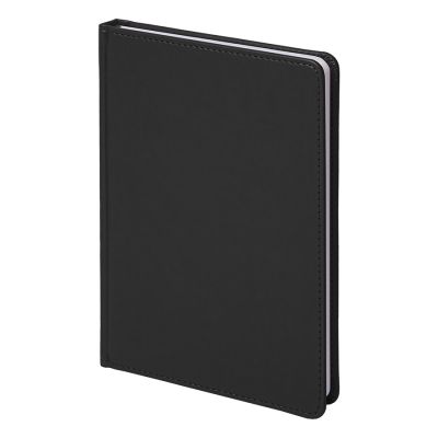 Ежедневник недатированный Anderson, А5,  черный, белый блок-0