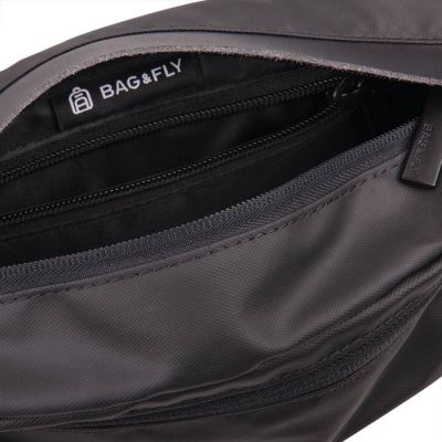 Сумка на пояс SIN, черный, 37х13х8 см, 100% полиэстер-4