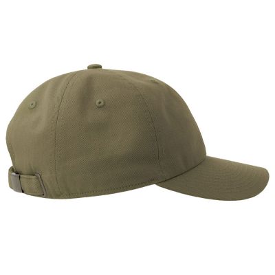 Бейсболка DAD HAT-S, 6 клиньев, металлическая застежка, оливковый-6