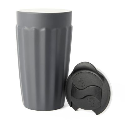 Стакан ZODIAC с крышкой, темно-серый-3