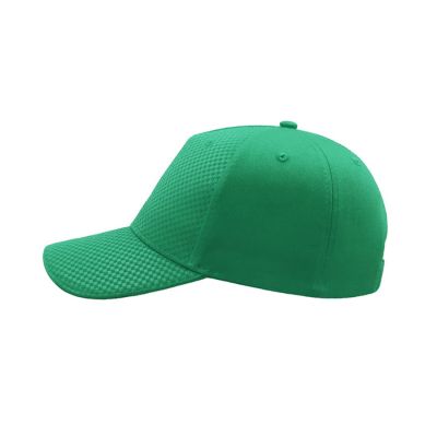 Бейсболка GEAR, 5 клиньев, застежка на липучке, зеленый-2