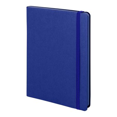 Ежедневник недатированный Shady, А5,  синий, кремовый блок в линейку, темно-синий обрез-0