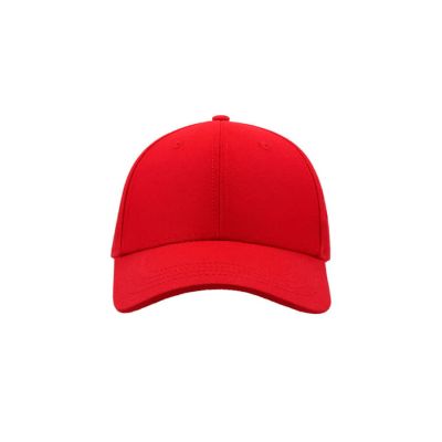 Бейсболка JOLLY, 6 клиньев,  застежка на липучке, красный-2