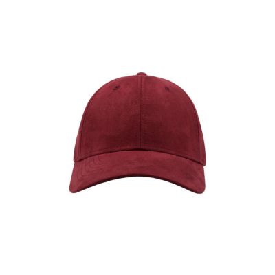 Бейсболка FAM, 6 клиньев, металлическая застежка, бордовый-4