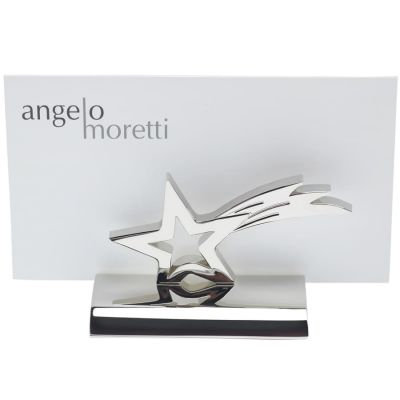 Подставка для визиток 'Звезда', серебристый-1