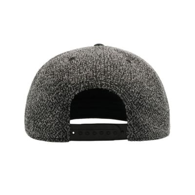 Бейсболка KIK, 6 клиньев, пластиковая застежка, черный-4