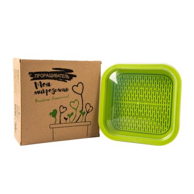 Проращиватель 'Моя микрозелень', зеленый, белый-0