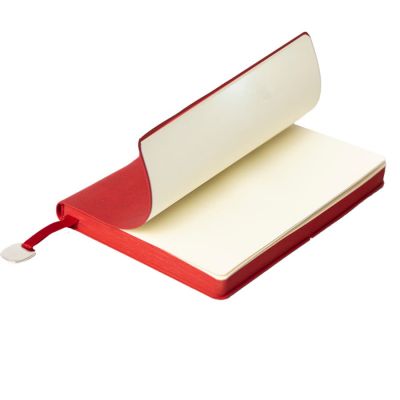 Ежедневник недатированный Fusion, А5, красный, кремовый блок в линейку-4