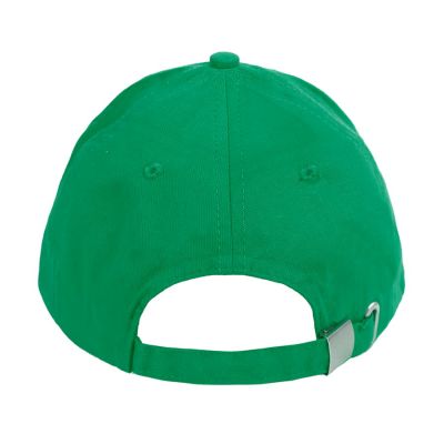 Бейсболка STANDARD, 5 клиньев, металлическая застежка, зеленый-4